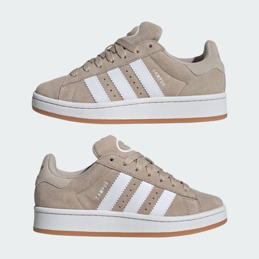 adidas Campus 00s J Beige/White Suede Upper - Kids Size 6 Women’s 7.5 Retail $90